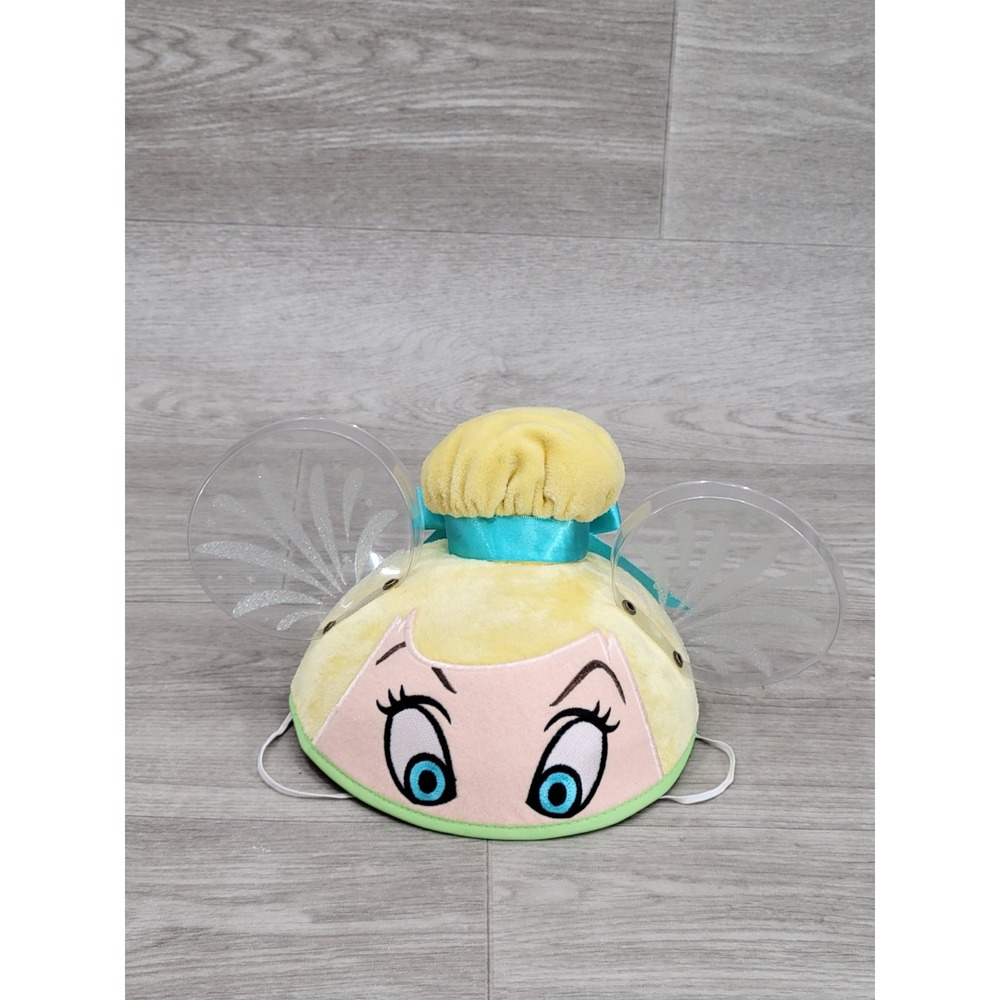 Disney Parks Tinker Bell Mickey Ear Hat Glitter Bun Retired Vintage Personalized